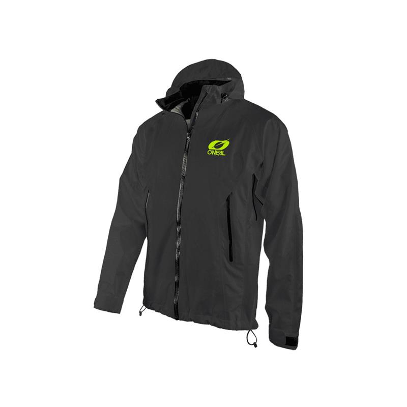 DEŽNA JAKNA ONEAL TSUNAMI - ČRNA