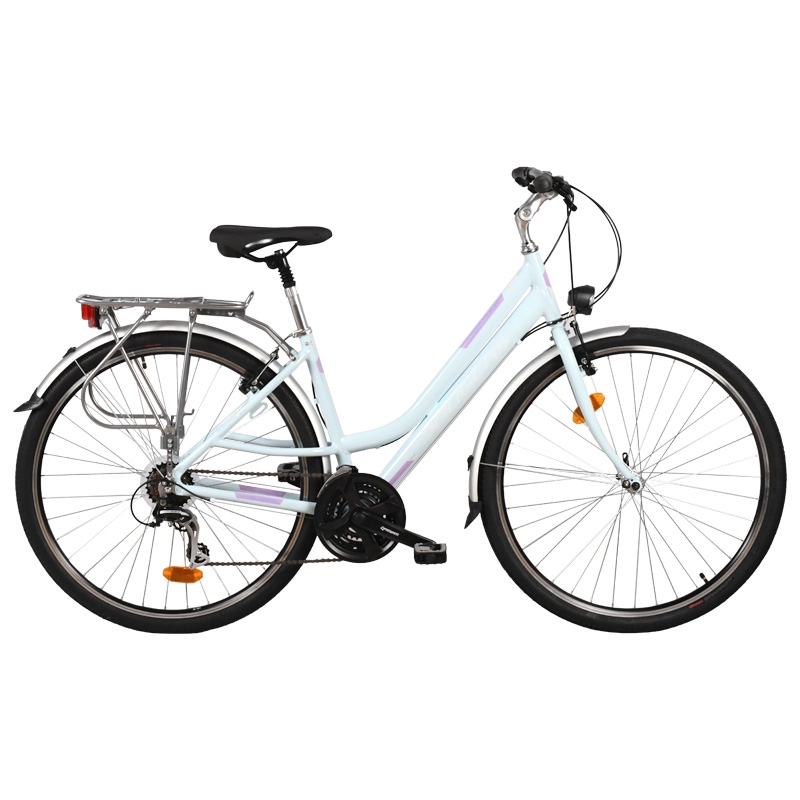 ŽENSKO MESTNO KOLO DOUGLAS VOYAGER COMFORT 28 - MODRO