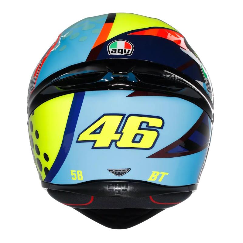 ČELADA AGV K1S ROSSI WINTER TEST - VEČBARVNA