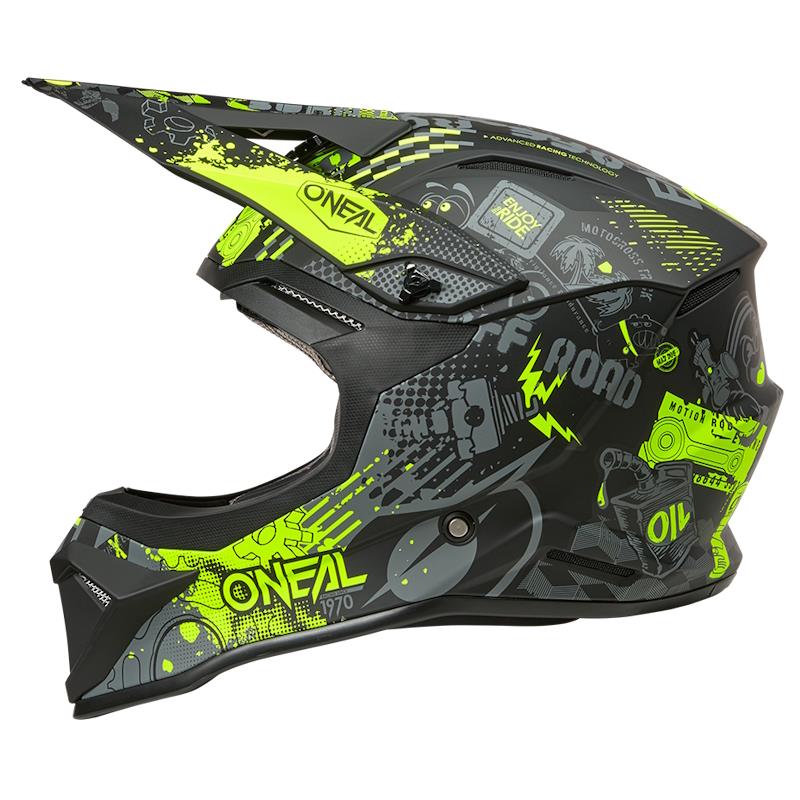 OTROŠKA ČELADA ONEAL 1SRS VIBRANT KID - ČRNA / RUMENA