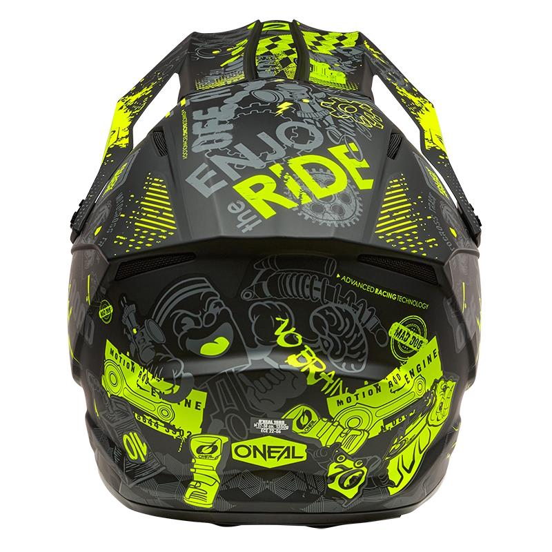 OTROŠKA ČELADA ONEAL 1SRS VIBRANT KID - ČRNA / RUMENA