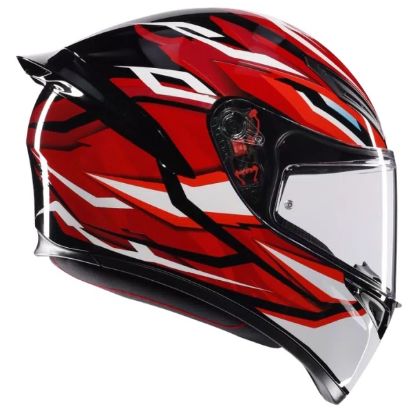 MOTORISTIČNA ČELADA AGV K1 S LION - RDEČA