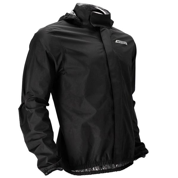 DEŽNA JAKNA ACERBIS X-DRY - ČRNA