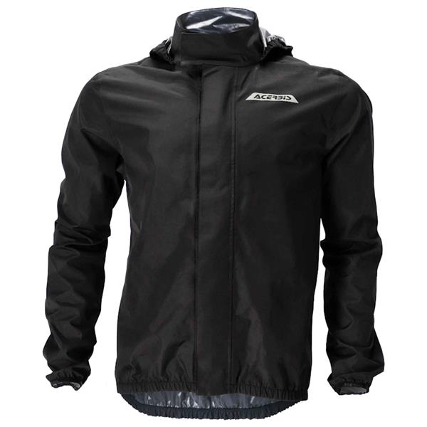 DEŽNA JAKNA ACERBIS X-DRY - ČRNA