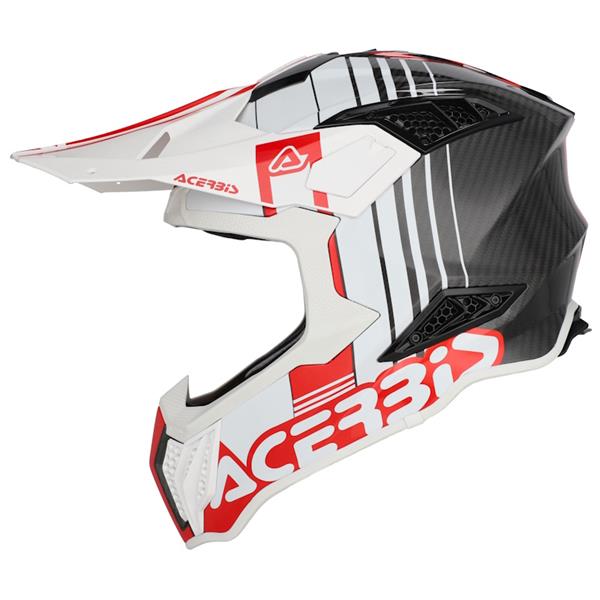 MOTORISTIČNA ČELADA ACERBIS AIRSTRIKE-C - BELA