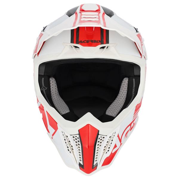 MOTORISTIČNA ČELADA ACERBIS AIRSTRIKE-C - BELA