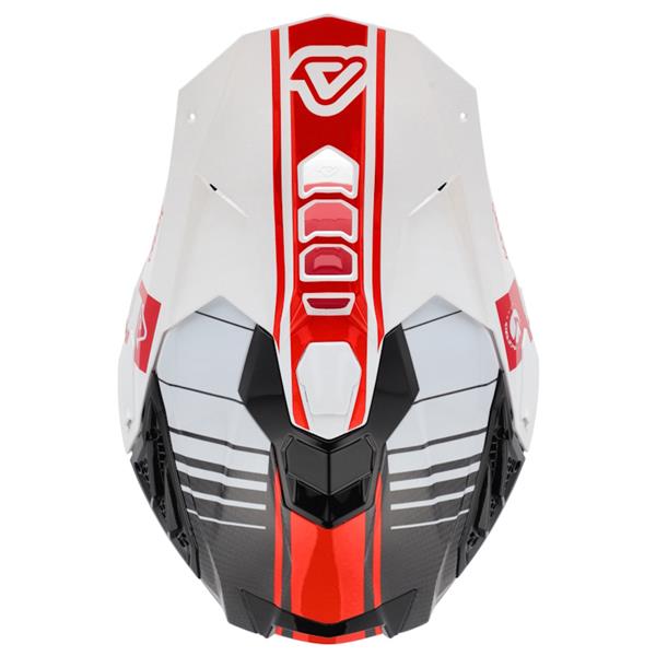 MOTORISTIČNA ČELADA ACERBIS AIRSTRIKE-C - BELA