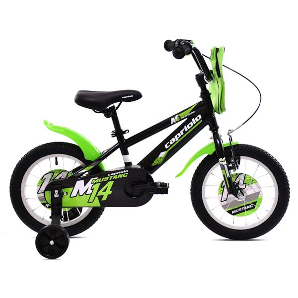 OTROŠKO KOLO CAPRIOLO MUSTANG 14 - ČRN