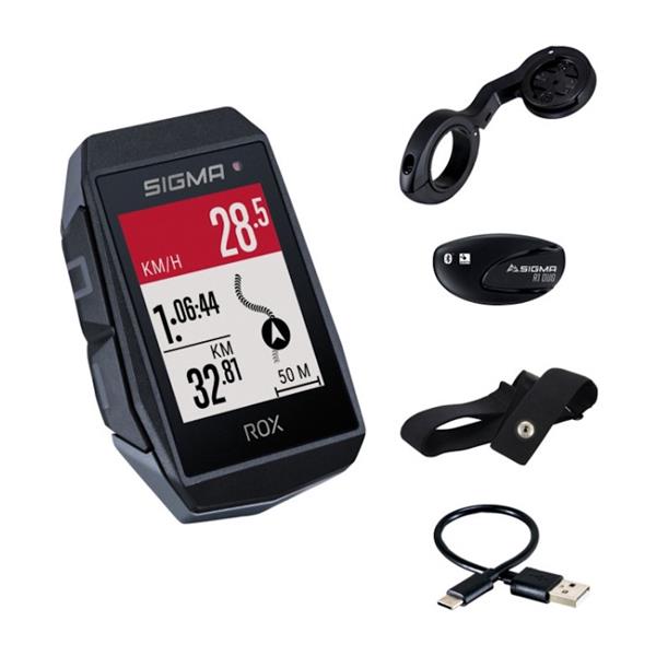 ŠTEVEC SIGMA ROX 11.1 EVO HR SET ČRN - ODPRTA EMBALAŽA