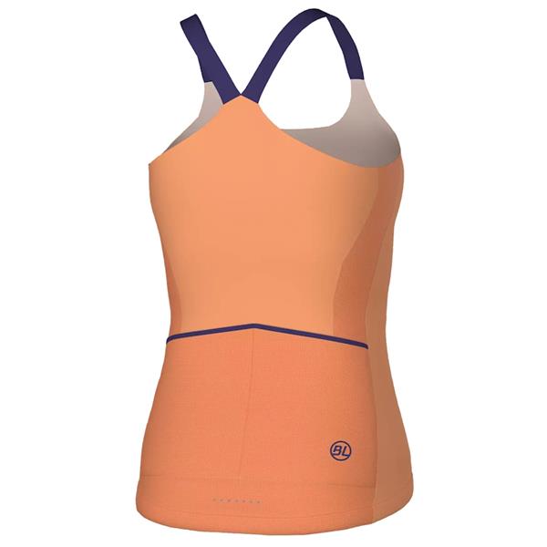 ŽENSKA MAJICA BREZ ROKAVOV BICYCLE LINE OLIMPIA - ORANŽNA