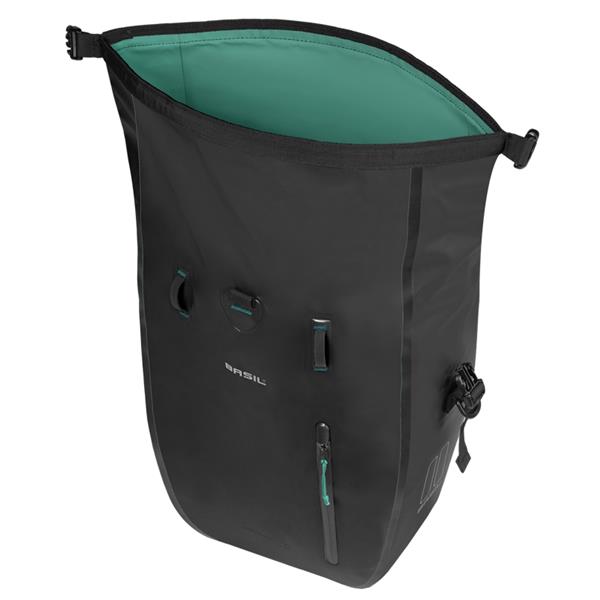 TORBA BASIL RIVO L MIK HOOKS – 25–31L - ČRNA