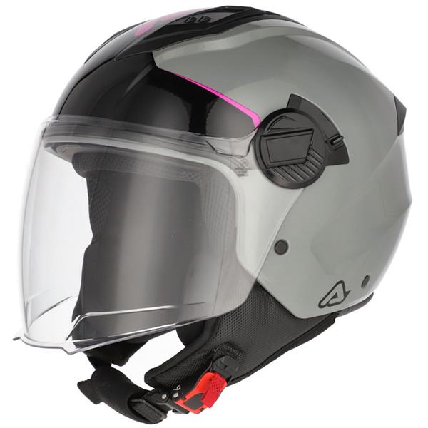 ČELADA JET ACERBIS LEVANTE - SIVA / ROZA