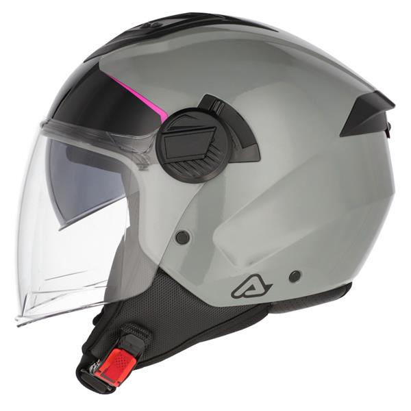 ČELADA JET ACERBIS LEVANTE - SIVA / ROZA