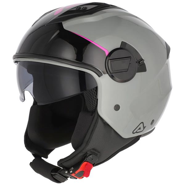 ČELADA JET ACERBIS LEVANTE - SIVA / ROZA