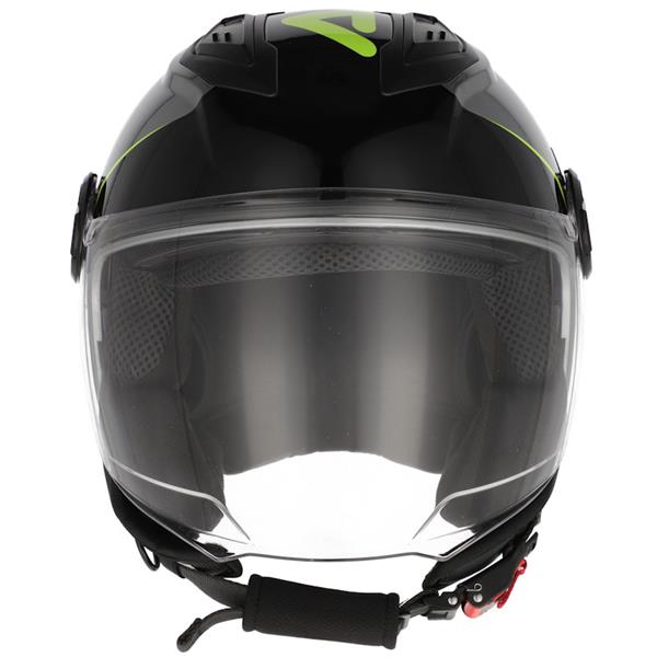 ČELADA JET ACERBIS LEVANTE - SIVA / RUMENA