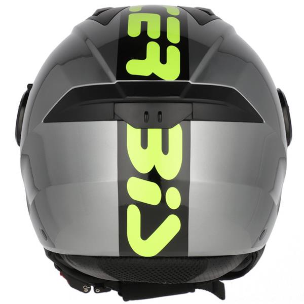 ČELADA JET ACERBIS LEVANTE - SIVA / RUMENA