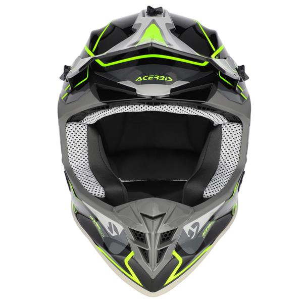 KROS ČELADA ACERBIS LINEAR - ČRNA / RUMENA