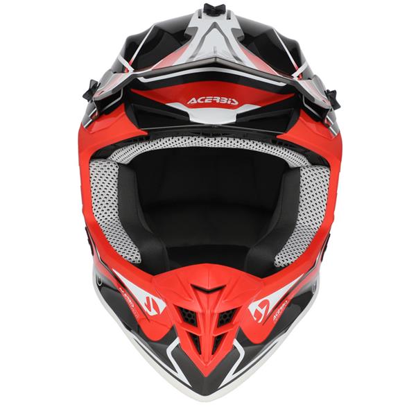 KROS ČELADA ACERBIS LINEAR - SIVA / RDEČA