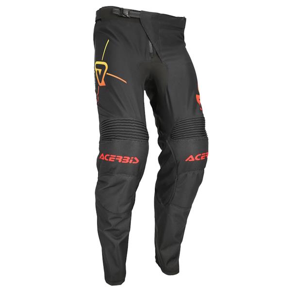 HLAČE ACERBIS MX TRACK INC – ČRNE / RUMENE