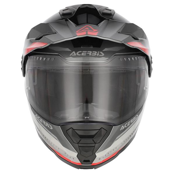 PREKLOPNA ČELADA ACERBIS RIDER - SIVA / RDEČA