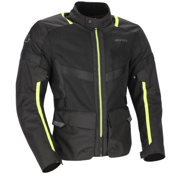 JAKNA ACERBIS RAMSEY VENTED LONG - ČRNA / RUMENA