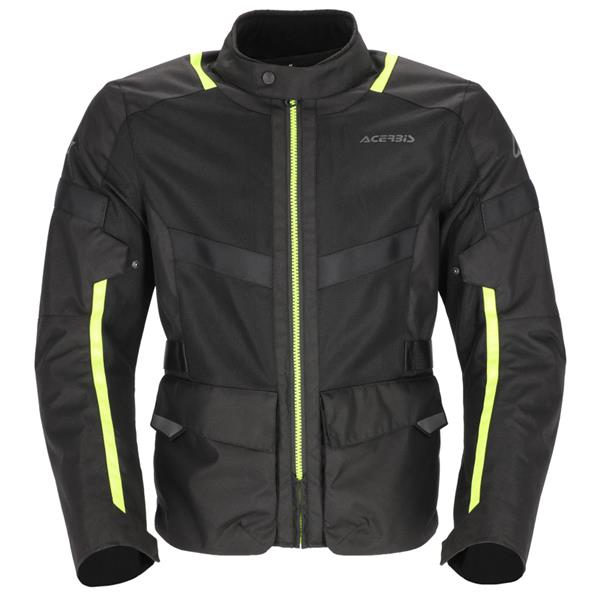 JAKNA ACERBIS RAMSEY VENTED LONG - ČRNA / RUMENA