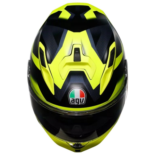 MOTORISTIČNA ČELADA AGV K7 GLIMPSE - RUMENA