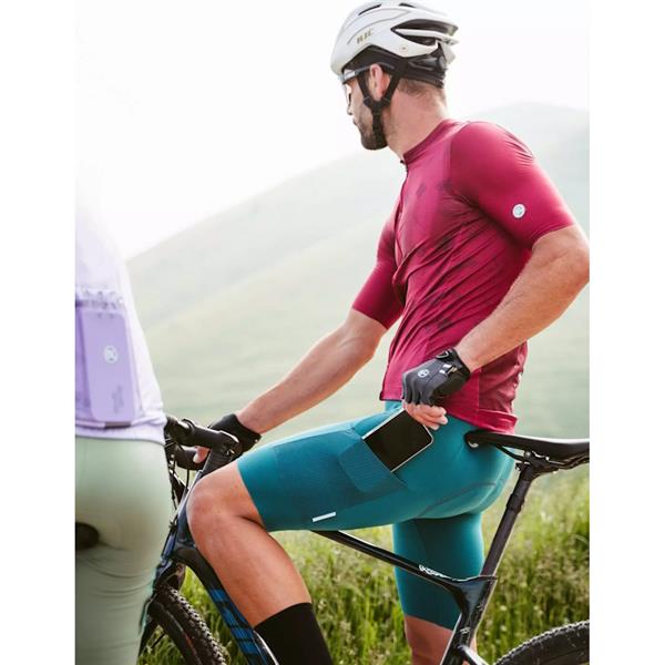 KRATKE HLAČE BICYCLE LINE STERRATO S4 - TEMNO ZELENE