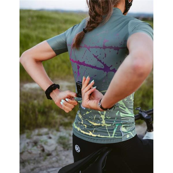 ŽENSKA KOLESARSKA MAJICA BICYCLE LINE ICONICA S4 - ZELENA