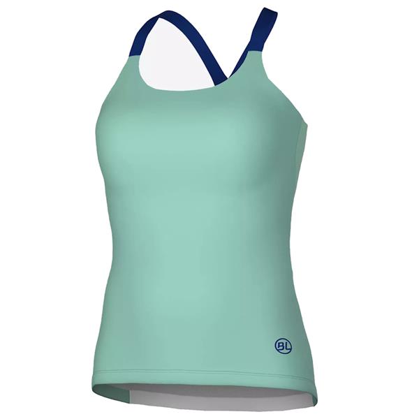 ŽENSKA MAJICA BREZ ROKAVOV BICYCLE LINE OLIMPIA - ZELENA