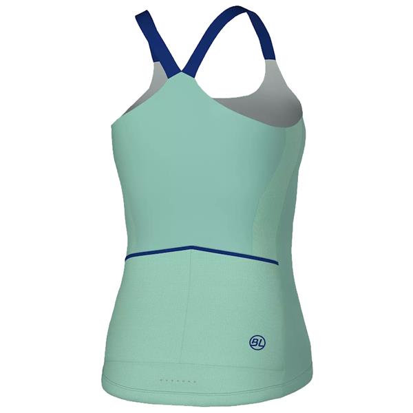 ŽENSKA MAJICA BREZ ROKAVOV BICYCLE LINE OLIMPIA - ZELENA