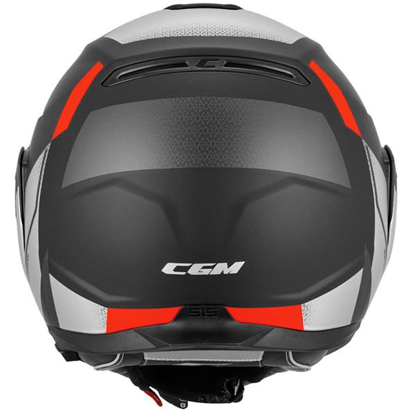 PREKLOPNA ČELADA CGM 515S VERSO RACE - ČRNA RDEČA