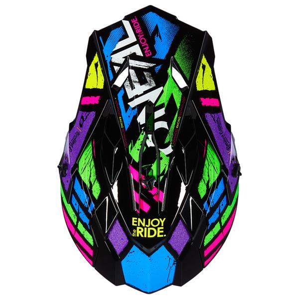 ČELADA ONEAL 2SRS GLITCH - VEČBARVNA