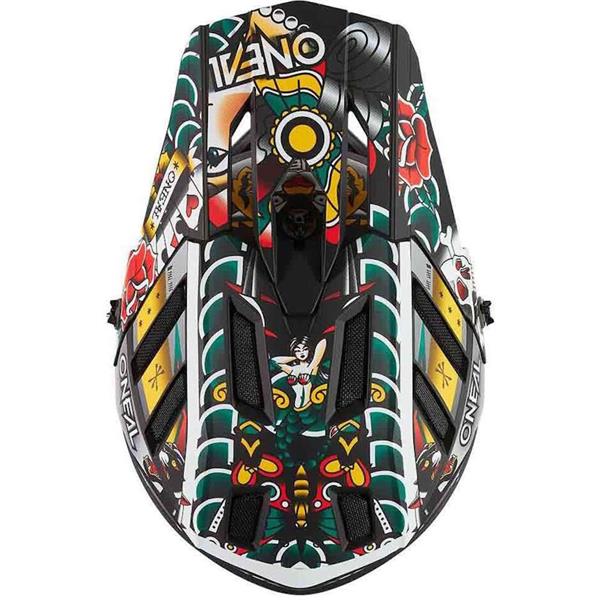 ČELADA ONEAL BACKFLIP INKED - VEČBARVNA