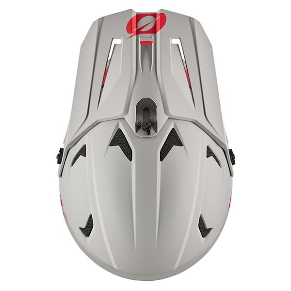 KOLESARSKA ČELADA O’NEAL SONUS SOLID V.25 -  SIVA / RDEČA