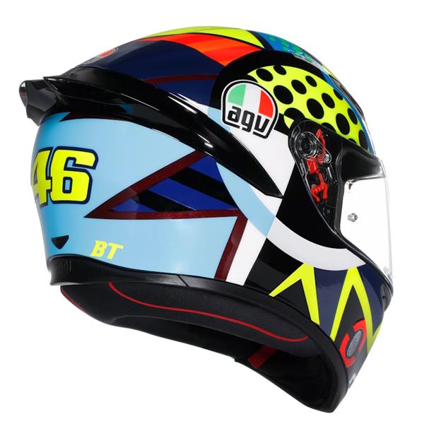 ČELADA AGV K1S ROSSI WINTER TEST - VEČBARVNA