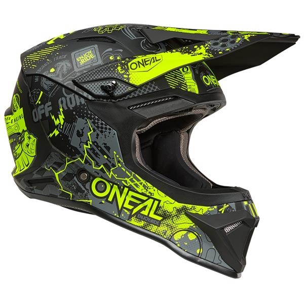 OTROŠKA ČELADA ONEAL 1SRS VIBRANT KID - ČRNA / RUMENA