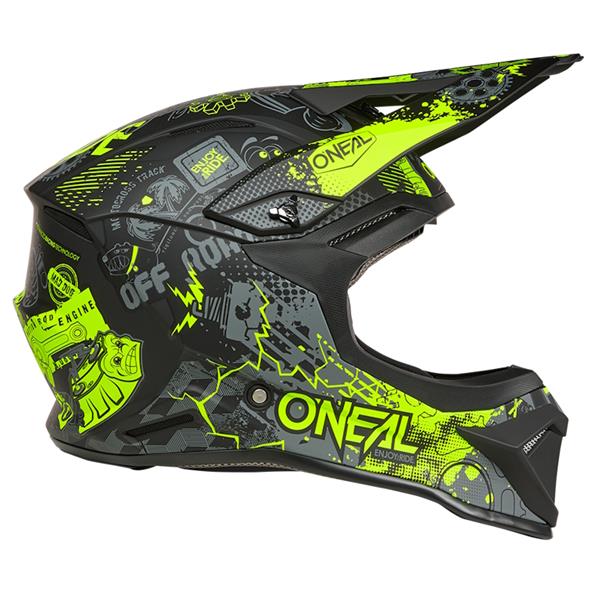 OTROŠKA ČELADA ONEAL 1SRS VIBRANT KID - ČRNA / RUMENA