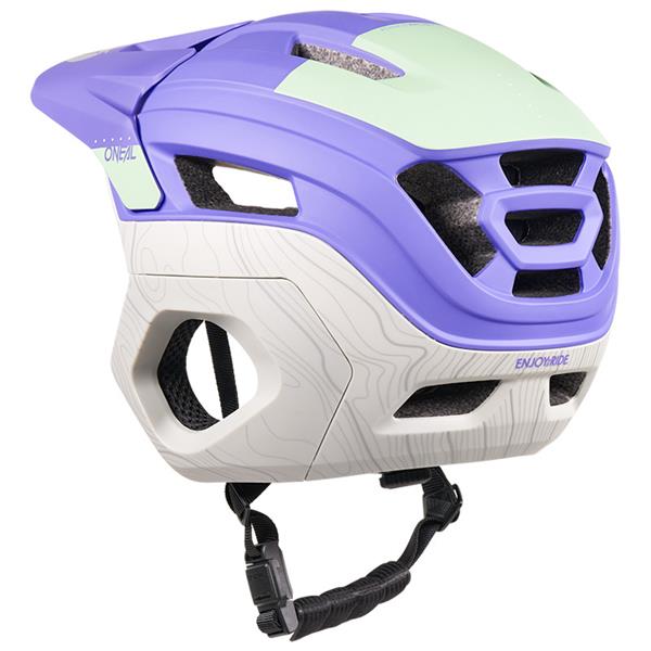 ČELADA ONEAL TRAPPER EVO TOPO - VIOLA / SIVA