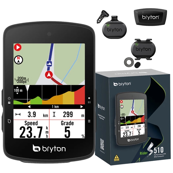ŠTEVEC BRYTON RIDER S510T S SENZORJI HR, CAD IN SPD