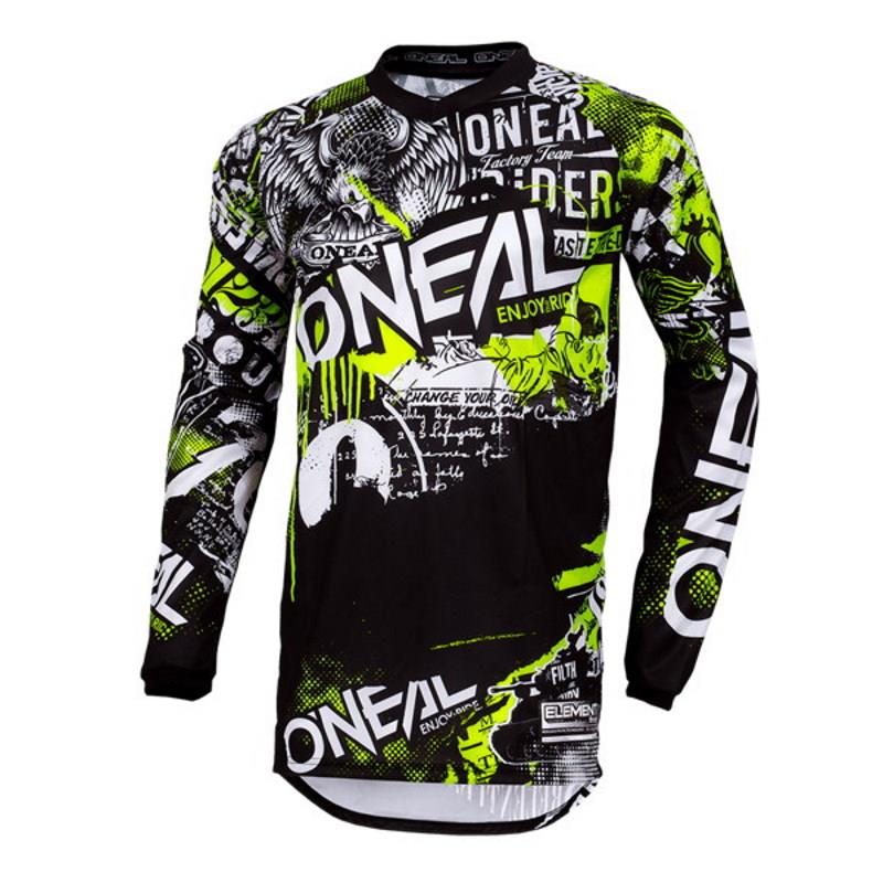 MAJICA ONEAL ELEMENT ATTACK - NEON RUMENA