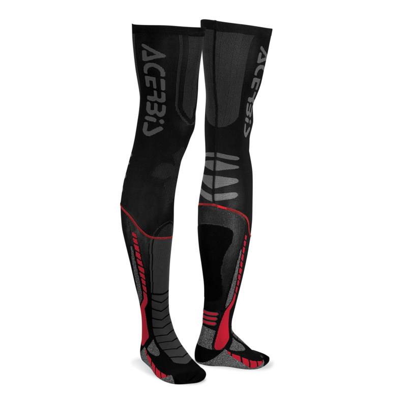 NOGAVICE ACERBIS X-LEG ČRNORDEČE L/XL