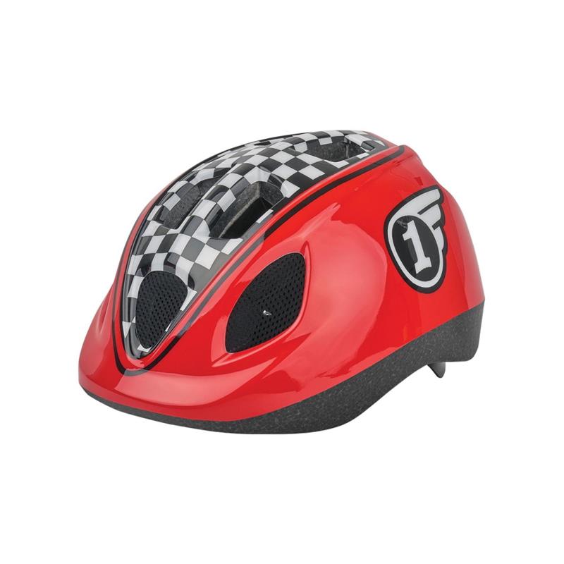OTROŠKA ČELADA POLISPORT KID RACE 46-53cm - RDEČA