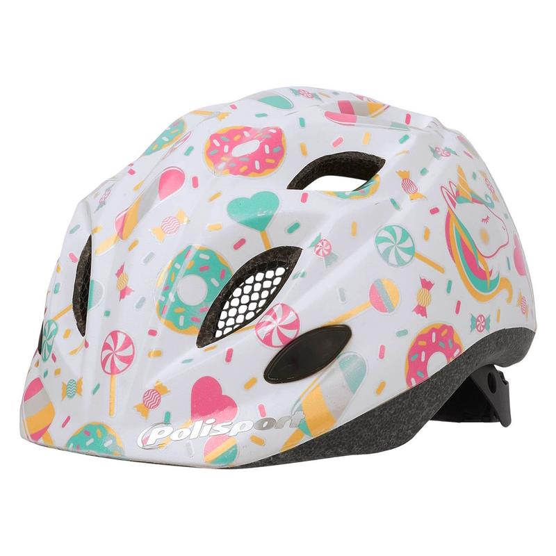 OTROŠKA ČELADA POLISPORT KIDS PREMIUM LOLI 48-52cm - BELA