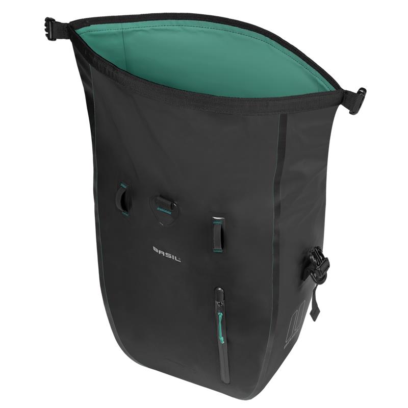 TORBA BASIL RIVO L MIK HOOKS – 25–31L - ČRNA