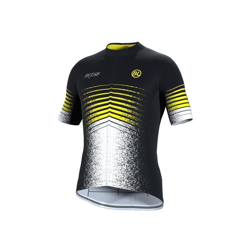 MAJICA BICYCLE LINE BASSANO XPS ČRNA RUMENA