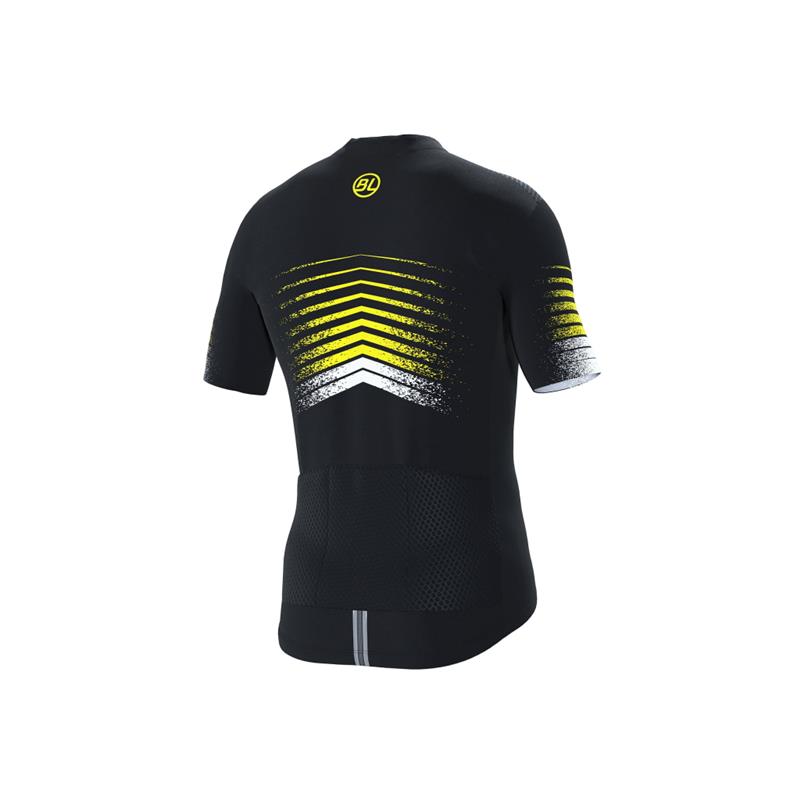 MAJICA BICYCLE LINE BASSANO XPS ČRNA RUMENA