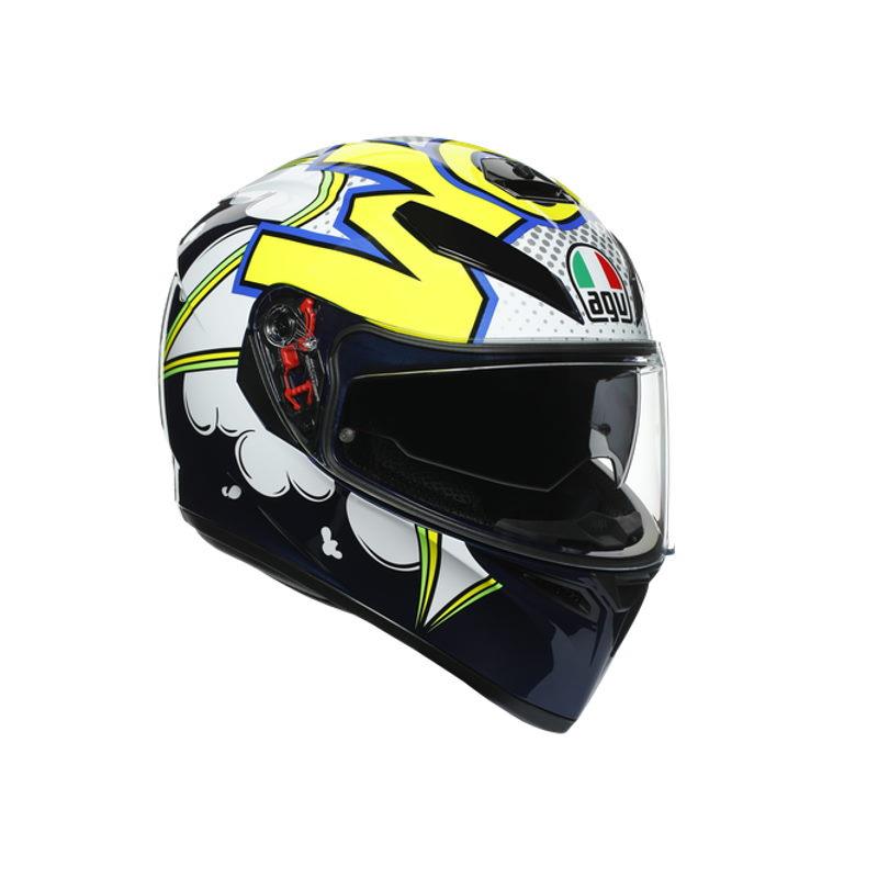 ČELADA AGV K3 SV BUBBLE RUMENA