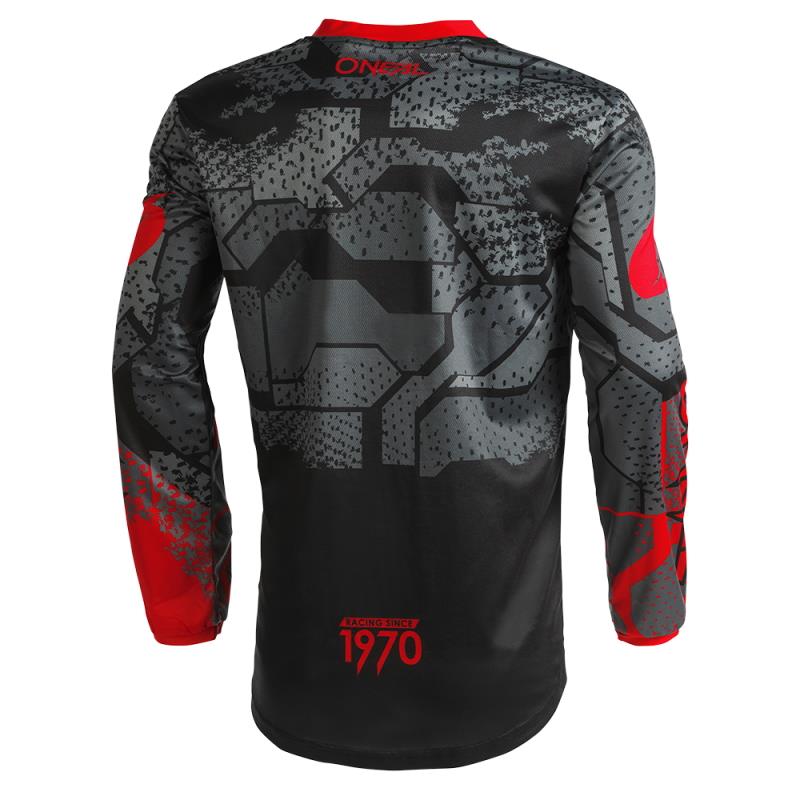 MAJICA ONEAL ELEMENT YOUTH CAMO - RDEČA