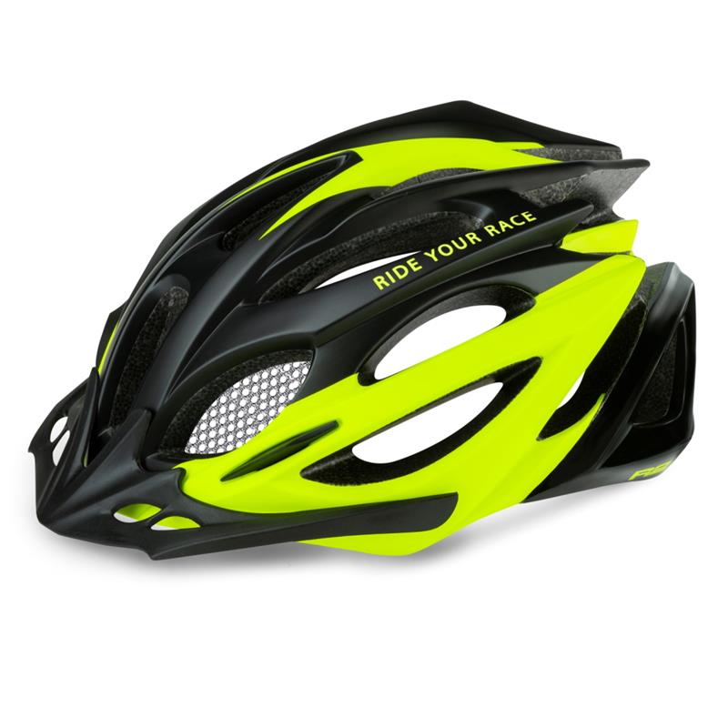 ČELADA R2 PRO - TEC ČRNA / RUMENA